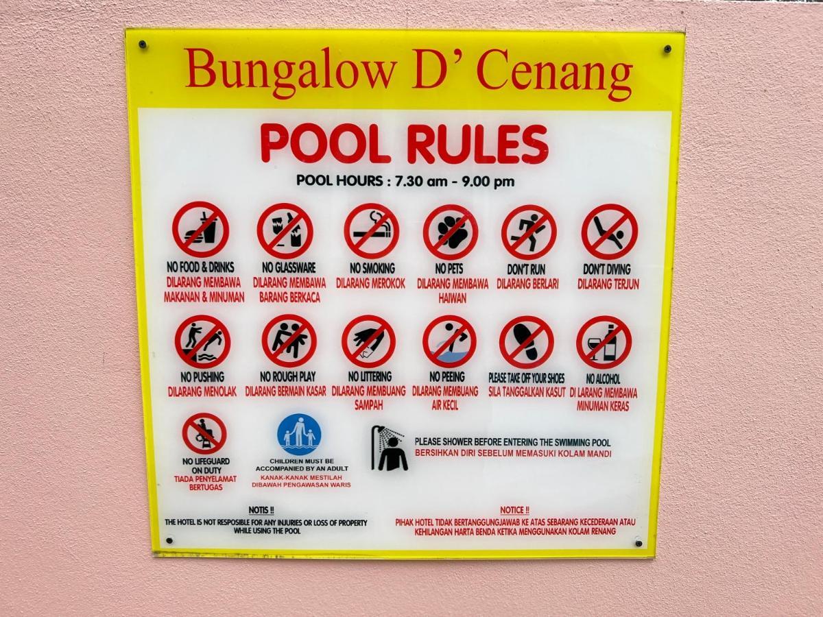 Bungalow D'Cenang- Private Pool 珍南海滩 外观 照片